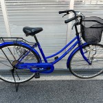 自転車　青